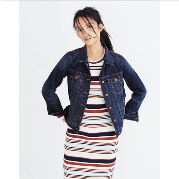 Madewell Jackets & Blazers - MADEWELL Like New The Jean Jacket Briarwood Wash